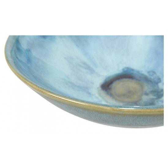 28cm Reactive Glazed Ceramic Bowl