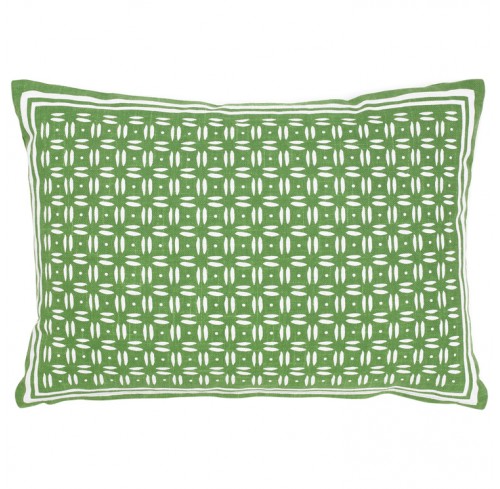 Neku Green Cotton Cushion